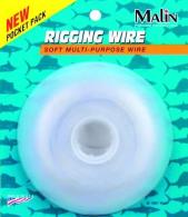 Malin Premium Soft Monel Rigging Wire, 200 ft Dispenser, 018 Dia Pocket Pk
