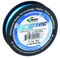 Power Pro Ice-Tec Ice Fishing Line 5lb 50 Yd Ice Blue - 23300050050A