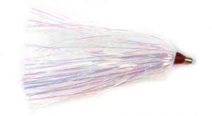 Sea Striker Bucktail Teaser White/Pearl Mylar 3" 3pk - BTWPM3