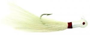 Sea Striker Popeye Bucktail White 3/4oz 6pk - PE34W6