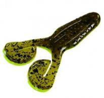 Strike King Rage Tail Rage Green Pumpkin/Chartreuse Belly 4" 5pk - RGTD-94