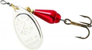 Mepps Aglia Brite Red Silver - AB2 RD-S