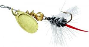 Mepps B0W G-BK Aglia Wooly Worm - B0W G-BK