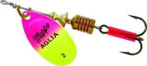 Mepps Aglia Spinners- Plain- Sizes #1, #2, And #3 Hot Pink Cht - B2 HPC