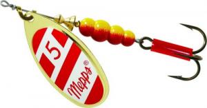 Mepps B5 G/RW Aglia In-Line Spinner - B5 G/RW