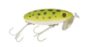 ARBO JITTRBUG 1/2 3" FROG WHT BLY