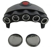 HT Black Clip-On 5 White Led - NCL-5W
