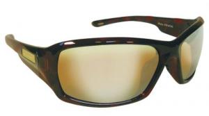 Brava Sunglasses - Tortise Frame, Amber/Silver Mirror - 7818TAS