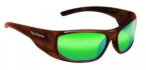 Cape Horn Sunglasses - Amber Frame, Green Lens - 7738TA