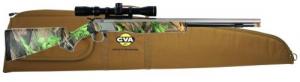 CVA WOLF 50CAL SS CAMO 3-9X32 W/CASE