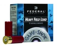 Federal Game-Shok Upland Game - Heavy Field Load - 12ga 2-3/4" 1-1/8oz. #4-Shot 25/Box - H1234 Federal Game-Shok Upland Game - Heavy Field Load - 12ga 2-3/4" 1-1/8oz. #4-Shot 25/Box - H1234