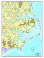 Greater Outer Banks Wall Map - 42000L