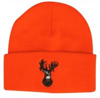 Blaze Knit Watch Cap With Deer Head