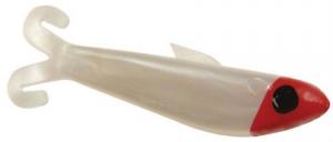 DOA Shallow Bait Buster, 4" 5/8oz White/Red Head - FBB4S-310