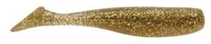 DOA C.A.L. Shad Tail, 3" Gold Glitter 13pk