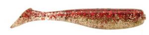 DOA C.A.L. Shad Tail, 3" Red/Gold Glitter 13pk