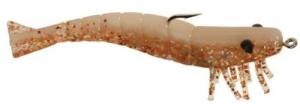 DOA Shrimp Lure, 3" Glow/Copper Crush - FSH3-3P/324