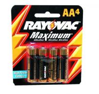 RAY-O-VAC ALKALINE BATTERY AA 4PK