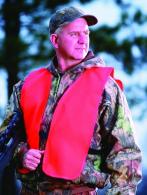 100% Polyester Blaze Orange Safety Vests - 50161