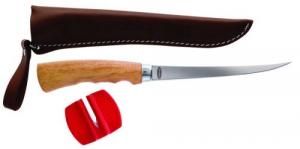 Wooden Handle Fillet Knife - BCFFK-6IN
