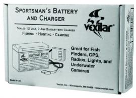Vexilar Battery & Charger (9 - V-120