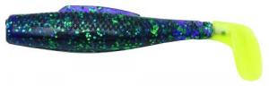 Z-Man Elaztech MinnowZ 3" Purple Chartruese Tail 8pk - GMIN-71PK6