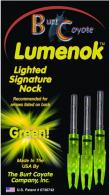 Lumenok Lighted Nocks Green S 3 pk.