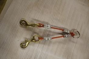 Johnson Outdoors Cable 2-dog Splitter Collars Orange - 5021