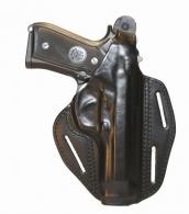 Blackhawk 420003BNR Pancake 3-Slot Brown Leather Fits Glock 17/22/31 Right Hand