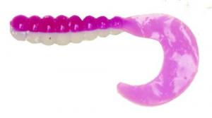 BB 2" FAT GRUB 10PK PINK/WHT