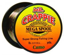 Mr. Crappie Monfilament Line-6lb, 1500yd - MC6CM