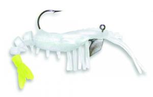 Vudu Shrimp, 3.25" Pearl/Chart Tail