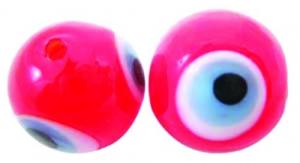 Hevi-Beads Fish Eye Red 10pk Beads - FER-39