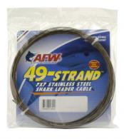 AFW Strand 7x7 Stainless Steel Shark Cable 30 FT 480 lb Test