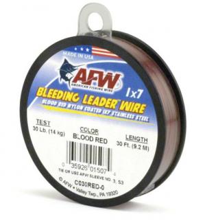 AFW Bleeding Leader Wire - C060RED-0