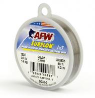 AFW Surflon Nylon Coated 1x7 line-40lb, 30ft