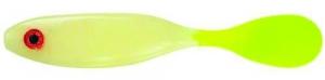 D.O.A. C.A.L. Airhead SwimBait 5" Glow/Chartreuse Tail - 14385