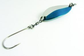 P-Line Pro Steel Spoon Silver/Blue 1/4oz - 750365012