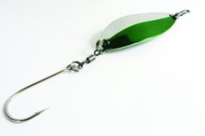 P-Line Pro Steel Spoon Silver/Green 1/4oz - 750365014