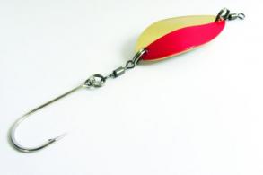 P-Line Pro Steel Spoon Gold/Flo Red 1/4oz - 750365016