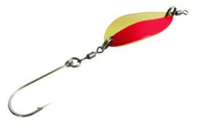 P-Line Pro Steel Spoon Gold/Flo Red 2/5oz - 750365046