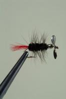 Pistol Pete Trout/Panfish Fly, Size 10, Black Panther, 2 pack