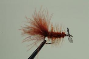 Pistol Pete Trout/Panfish Fly, Size 6, Brown Marabou, 2 pack