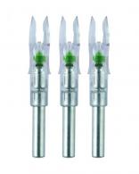 Nockturnal Lighted Nocks Green Gold Tip 3 pk. - NT-105