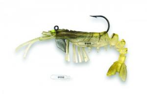 Vudu Rattler Shrimp 3.5" 1/4oz Gold 2pk - E-VS35R-14-08