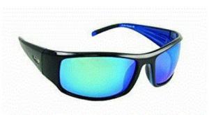 Castaway Sunglasses Sunglasses, Black/Blue Mirror Lens - 30601