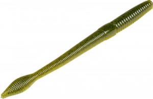 SK BULL WORM 8" GREEN PUMPKIN - BW8-46