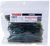 Yum Dinger Worm 5" 30ct Elders Magic - YDG5BK282-30