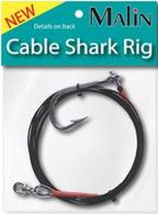 Malin Cable Shark Rig Circle Hook 5' 7x7 Coffee 160Lb - 5SR14-CC-C