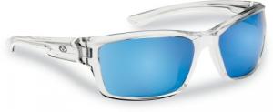 Flying Fisherman 7721CSB Cove Sunglasses Crystal Smoke-Blue Mirror - 7721CSB